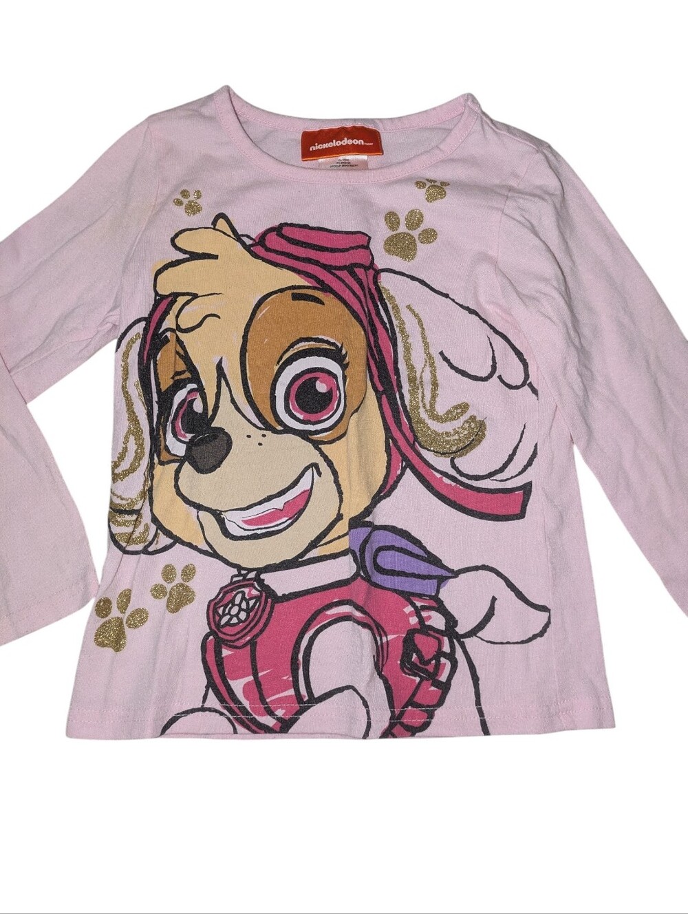 👉10/10$ Nickelodeon PAW Patrol Skye Light Pink Long Sleeve Tee